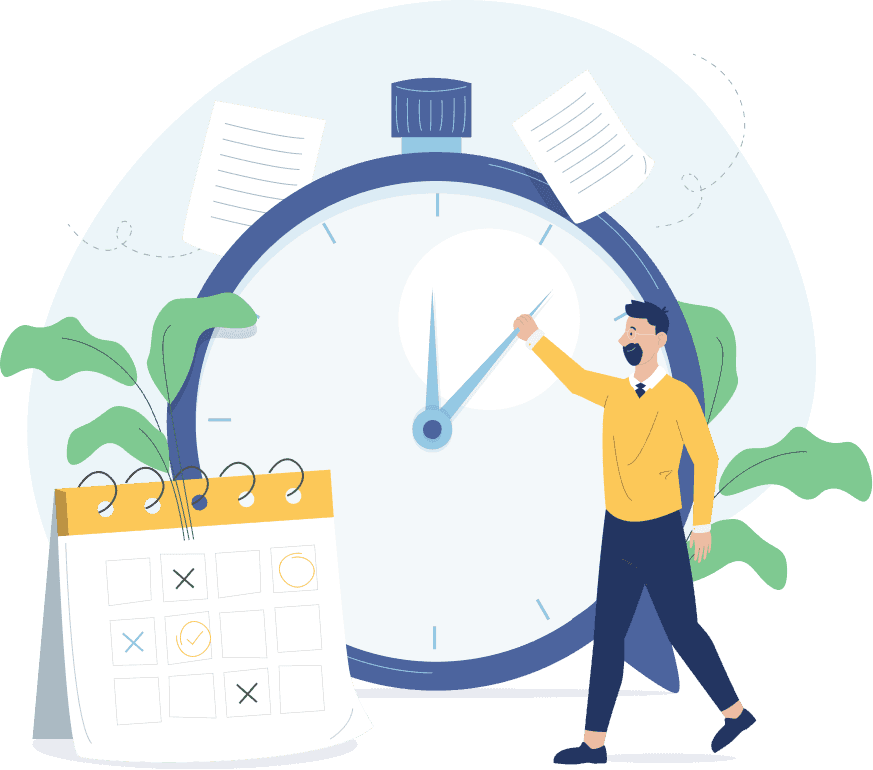 Business operations documentation illustration