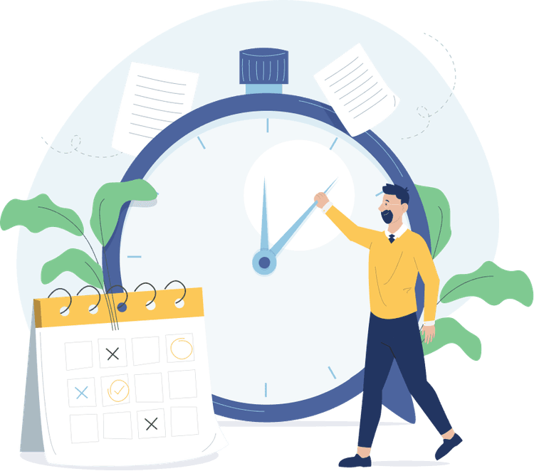 Business operations documentation illustration