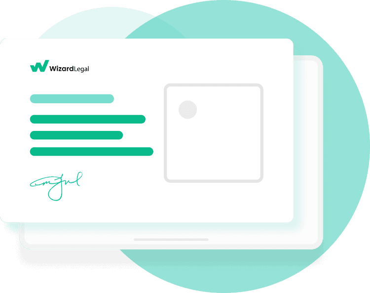 Legal services documentation illustration